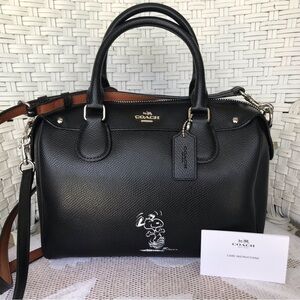 Coach X Snoopy Bennet Satchel